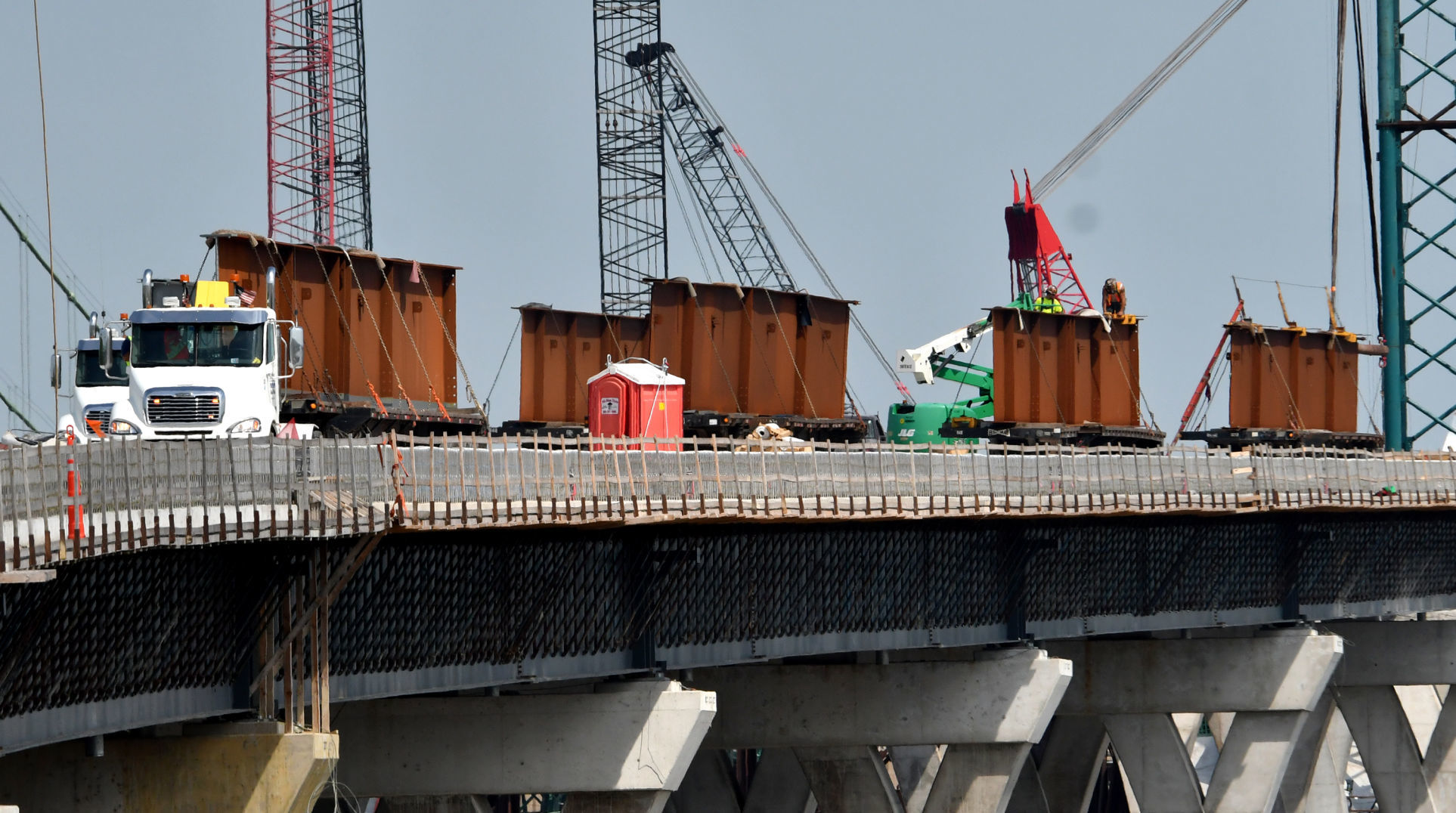 Interstate 74 Bridge Construction Update.